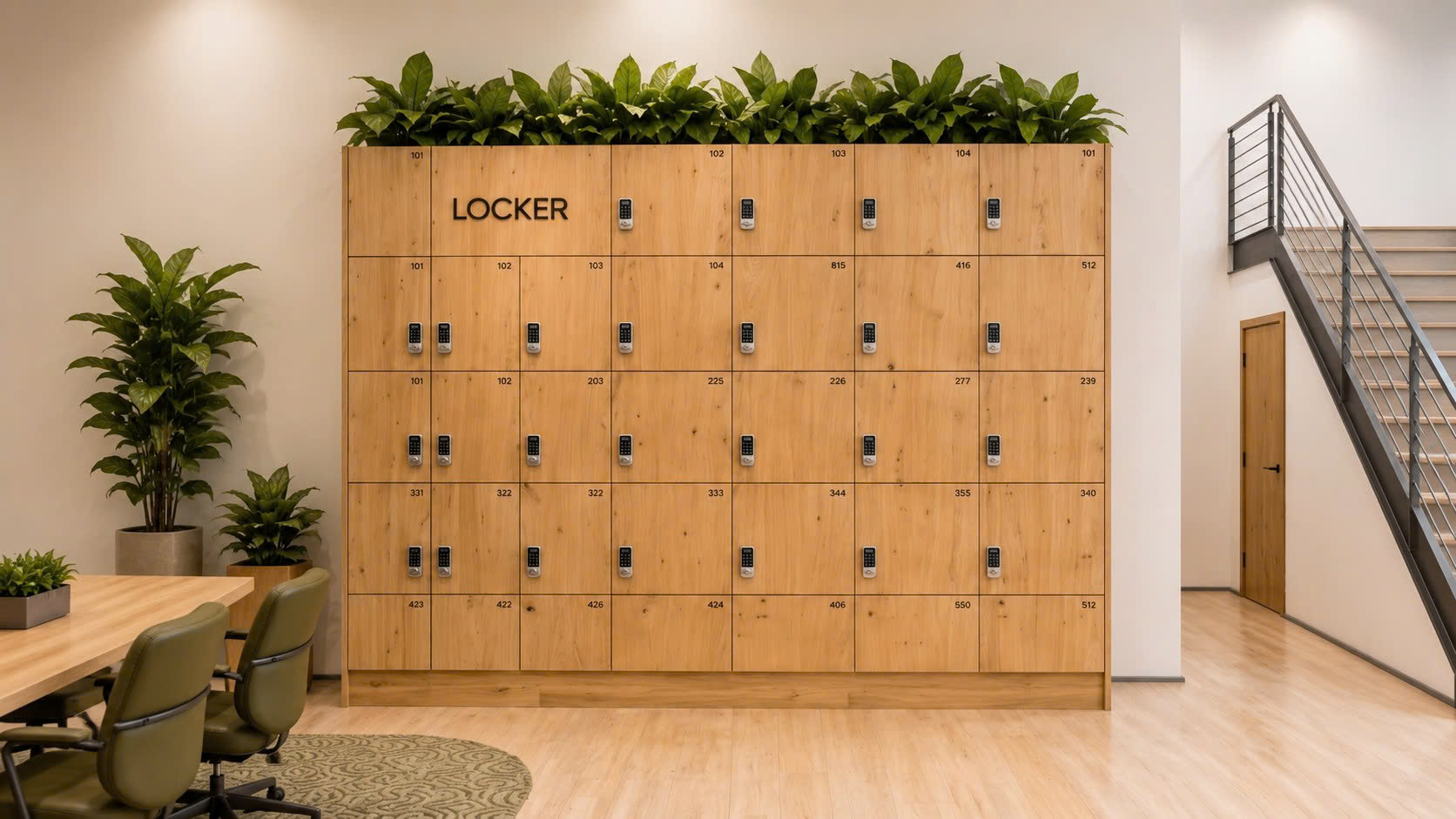 Tủ khoá cá nhân tại CleverSpace